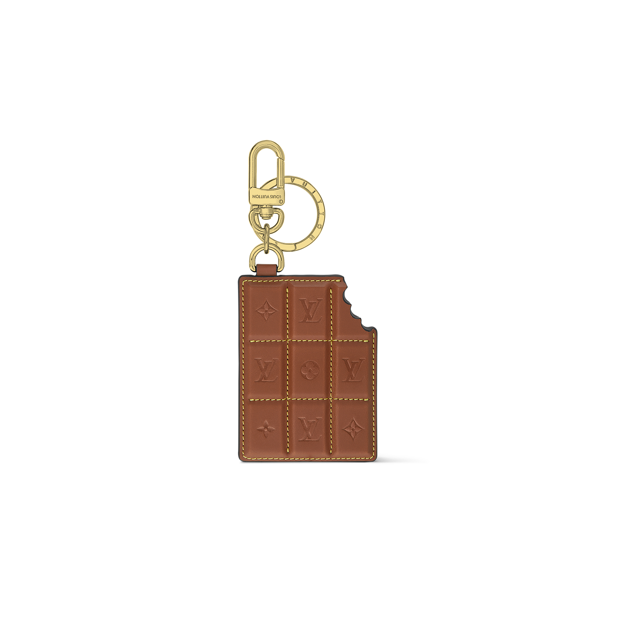 l**is V*t*n lv chocolate bar figurine key holder and bag charm m1111